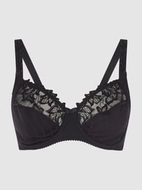 PLUS SIZE Bügel-BH mit Spitze  von Prima Donna Grau / Schwarz - 5
