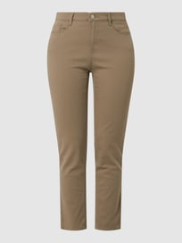 Slim Fit Cropped Jeans mit Stretch-Anteil Modell 'Mary' von Brax Grün - 13