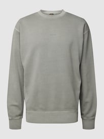 Sweatshirt mit Label-Print Modell 'Wefade' von BOSS Orange Grau / Schwarz - 33