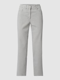 Comfort fit jeans met stretch, model 'Greta' van Zerres Grijs / zwart - 1