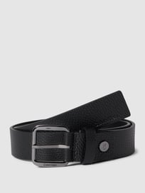 Ledergürtel mit Label-Detail Modell 'CONCISE' von CK Calvin Klein Grau / Schwarz - 19