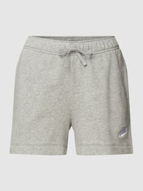 Sweatshorts met labelstitching, model 'CLUB' van Nike Grijs / zwart - 32