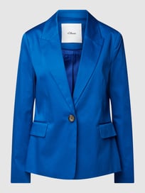 Blazer met knoopsluiting van s.Oliver BLACK LABEL Blauw / turquoise - 24