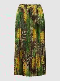 Midirok met plissévouwen, model 'ABEL' van Guess Groen - 45