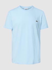 Regular Fit T-Shirt mit Label-Patch von Lacoste Blau / Türkis - 12