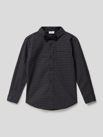 Overhemd met ruitpatroon van s.Oliver RED LABEL Grijs / zwart - 44