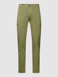 Cargobroek met labeldetails, model 'Chile' van Mason's Groen - 30