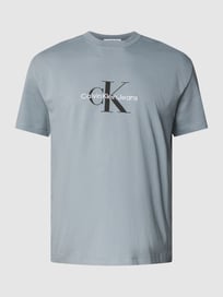 PLUS SIZE T-Shirt mit Logo-Print von Calvin Klein Jeans Plus Grau / Schwarz - 3