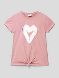 T-shirt met pailletten van s.Oliver RED LABEL Roze - 22