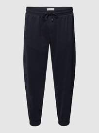 PLUS SIZE Sweatpants in melierter Optik von S.Oliver Plus Blau / Türkis - 42