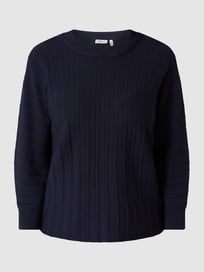 Pullover met 3/4-mouwen  van s.Oliver BLACK LABEL Blauw / turquoise - 32