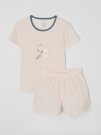 Pyjama met stretch  van Skiny Wit - 18