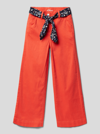 Slim Fit Jeans mit Stoffgürtel von s.Oliver RED LABEL Orange - 9