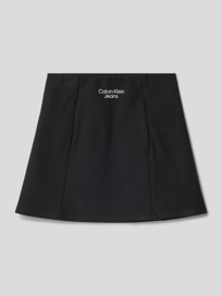 Rock mit Bundfalten Modell 'PUNTO' von Calvin Klein Jeans Grau / Schwarz - 42
