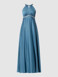 Abendkleid aus Satin  von Jake*s Cocktail Blau / Türkis - 13