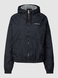 Jack met labelpatch, model 'Morgex' van Napapijri Grijs / zwart - 14