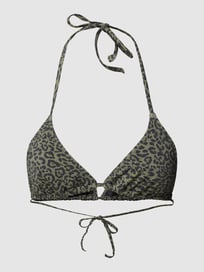 Bikini-Oberteil mit Allover-Muster von Jake*s Casual Grün - 45