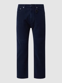 Cropped Cordhose aus Baumwolle von NO21 Blau / Türkis - 21