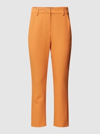 Broek met persplooien, model 'RANA' van Weekend Max Mara Oranje - 47