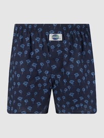 Boxershort van katoen met all-over motief  van Deal Blauw / turquoise - 33