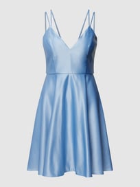 Cocktailkleid mit V-Ausschnitt von Jake*s Cocktail Blau / Türkis - 17