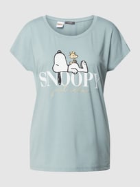 T-Shirt mit Motiv-Print von Montego Blau / Türkis - 13