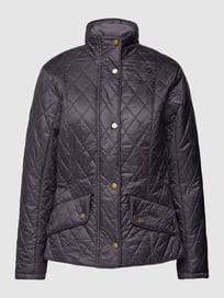 Gewatteerd jack met drukknoopsluiting, model 'Cavalry' van Barbour Blauw / turquoise - 41