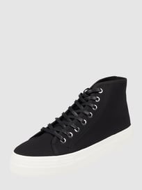High Top Sneaker aus Canvas von Vagabond Grau / Schwarz - 31