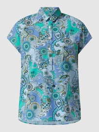 Blouseshirt met paisleymotief van Emily Van den Bergh Blauw / turquoise - 33