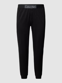 Sweathose mit Label-Print von Calvin Klein Underwear Grau / Schwarz - 30