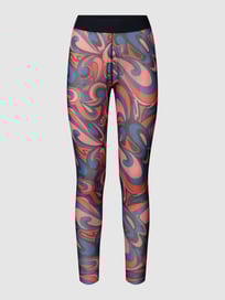Legging met all-over motief van Rich & Royal Blauw / turquoise - 8