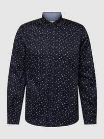Vrijetijdsoverhemd met all-over motief, model 'Colorful printed' van Tom Tailor Blauw / turquoise - 13