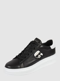 Sneaker aus Leder von Karl Lagerfeld Grau / Schwarz - 45
