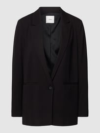 Blazer met strookzakken van s.Oliver BLACK LABEL Grijs / zwart - 39