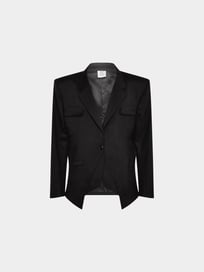 Blazer mit Paspeltaschen von VETEMENTS Grau / Schwarz - 3