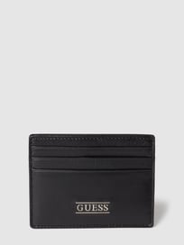 Kartenetui aus Leder  von Guess Grau / Schwarz - 7