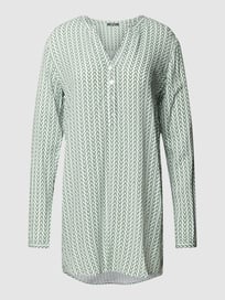 Blouseshirt met all-over motief van Montego Groen - 23