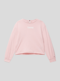 Longsleeve mit Label-Print Modell 'Timeless' von Tommy Hilfiger Teens Rosa - 13