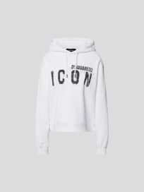 Hoodie mit Label-Print von Dsquared2 Weiß - 38