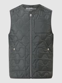 Steppweste mit Brusttasche  von MCNEAL Grau / Schwarz - 26