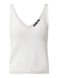 Gebreide top met V-hals  van Superdry Wit - 25