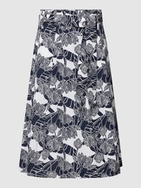 Midirok met all-over print van Montego Wit - 10