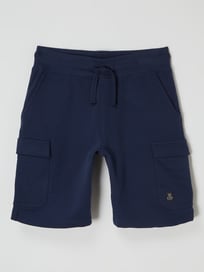 Sweatshorts mit Cargotaschen  von Marc O'Polo Blau / Türkis - 18