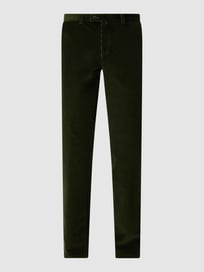 Regular Fit Chino aus Cord Modell 'Jim' von Eurex By Brax Grün - 31