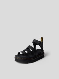 Sandalen met label in reliëf van Dr.Martens Grijs / zwart - 20