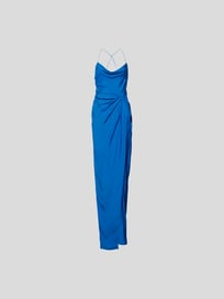 Maxikleid aus reiner Seide von Gauge81 Blau / Türkis - 6