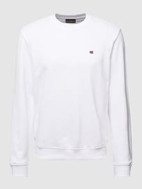 Sweatshirt mit Logo-Detail Modell 'BALIS CREW SUM 2' von Napapijri Weiß - 46