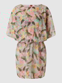 Jurk met bloemenmotief - gesmokt  van s.Oliver RED LABEL Roze - 30