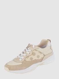 Sneaker aus Leder und Textil Modell 'Luckee'  von Guess Weiß - 7