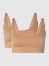 Bustier aus Mikrofaser im 2er-Pack - One Size von Skiny Weiß - 5